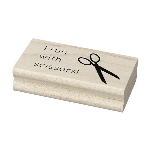 Fun Artist Scissors Rubber Stamp Rubberstempel (Stempel)