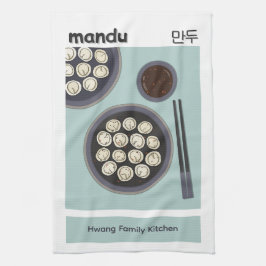 Fun Asian Food New Year Korean Dumpling Poster Theedoek