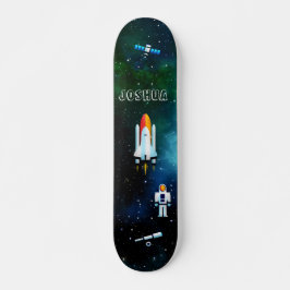 Fun Astronaut Collage Persoonlijk Skateboard