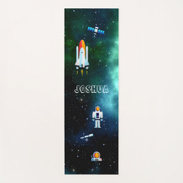 Fun Astronaut Collage Yogamat