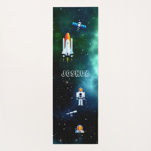 Fun Astronaut Collage Yogamat (Achterkant)