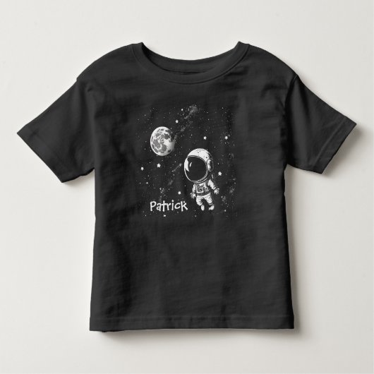Fun Astronaut in de ruimte Kinder Shirts (Voorkant)