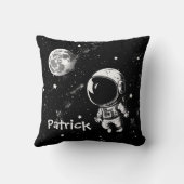 Fun Astronaut in de ruimte Kussen (Achterkant)