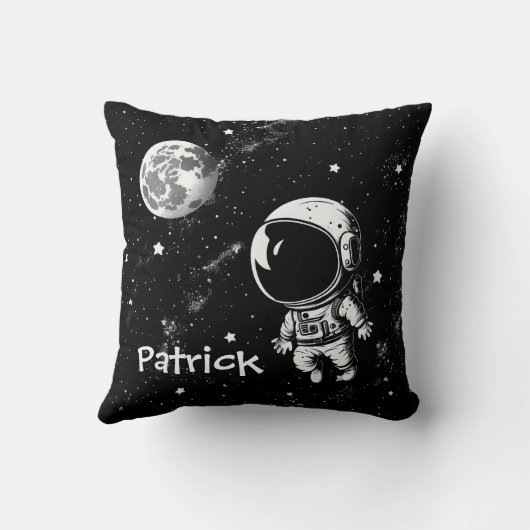 Fun Astronaut in de ruimte Kussen (Achterkant)