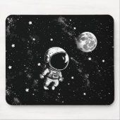 Fun Astronaut in de ruimte Muismat (Voorkant)