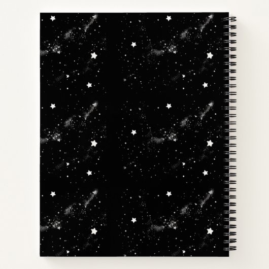 Fun Astronaut in de ruimte Notitieboek (Achterkant)