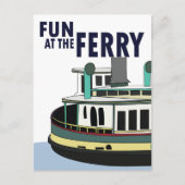Fun At The Ferry Boat Travel Briefkaart (Voorkant)