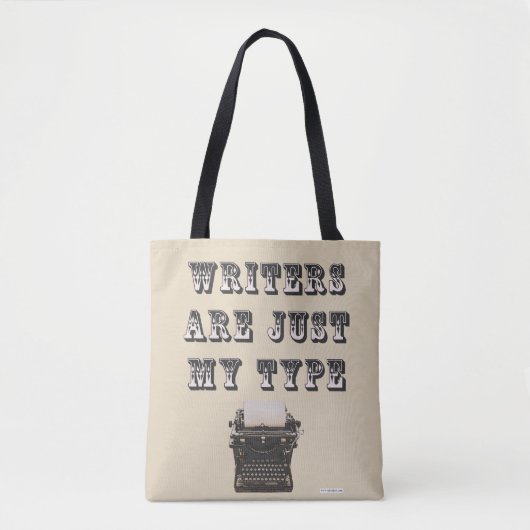 Fun Author Love Writers zijn mijn Slogan Tote Bag (Voorkant)