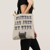 Fun Author Love Writers zijn mijn Slogan Tote Bag (Dichtbij)
