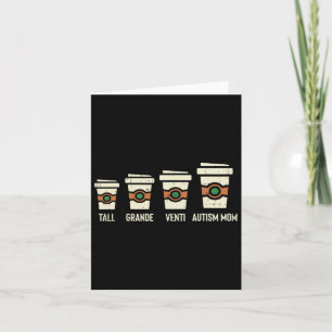 Fun Autism Mam Coffee Awareness Moederdag Kaart