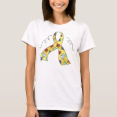 Fun Autism Ribbon of Awareness T shirt (Voorkant)