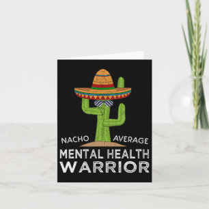 Fun Awareness Mental Health Warrior Kaart