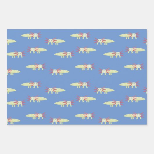 Fun Axolotl Inpakpapier Vel (Voorkant 3)