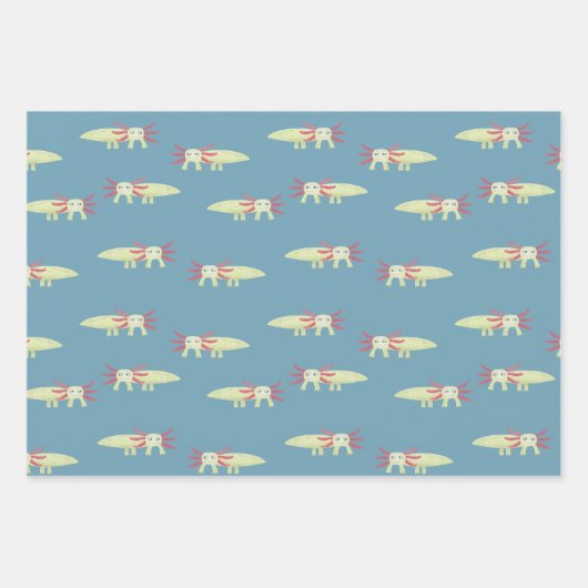 Fun Axolotl Inpakpapier Vel (Voorkant)