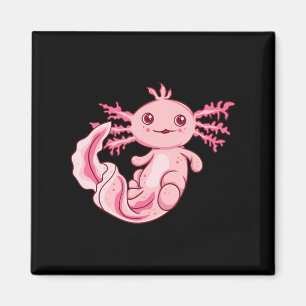 Fun Axolotl Lover Cute Axolotl Cute Kawaii Kitten Magneet