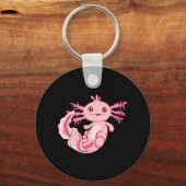 Fun Axolotl Lover Cute Axolotl Cute Kawaii Kitten Sleutelhanger (Voorkant)