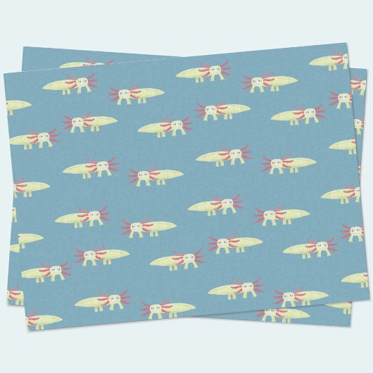 Fun Axolotl Tissuepapier