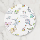Fun Baby dingen Bedankjes Labels (Achterkant)