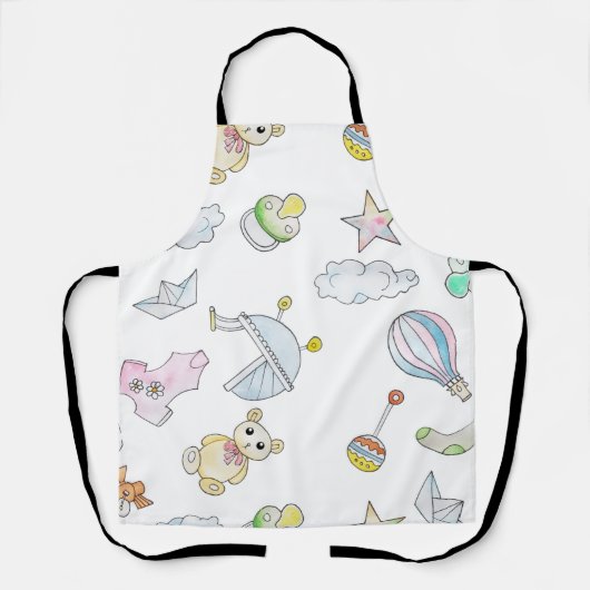 Fun Baby dingen Schort (Voorkant)