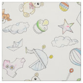 Fun Baby dingen Stof (Swatch)