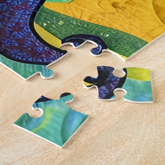 Fun Baby elphant - Quillike design Legpuzzel (Zijkant)