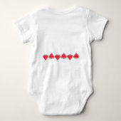 Fun Baby Girl Watermelon Romper (Achterkant)