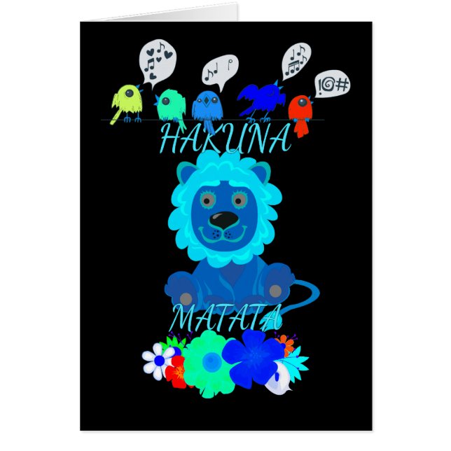 Fun Baby Lion Simba Kenya Mara Safari (Voorkant)