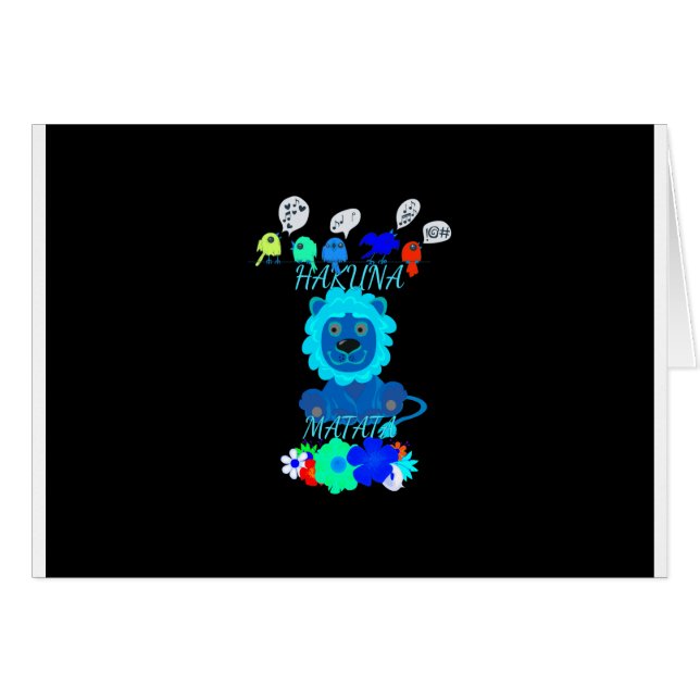 Fun Baby Lion Simba Kenya Mara Safari (Voorkant Horizontaal)