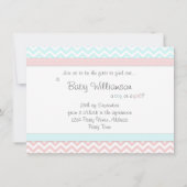 Fun Baby One Piece Gender Reopenbaart de uitnodigi Kaart (Achterkant)