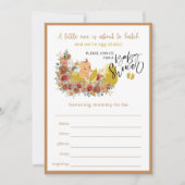 Fun Baby shower vul uitnodiging nr. 1 in (Voorkant)