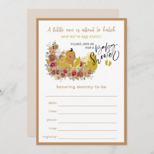 Fun Baby shower vul uitnodiging nr. 2 in