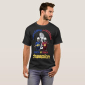 Fun Back 2 Back Fantasy Football Champion Player T T-shirt (Voorkant volledig)