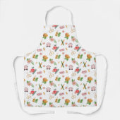 Fun Back to School Teacher Supply Pattern Schort (Voorkant)