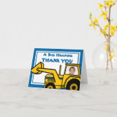 Fun/Backhoe-constructie Kaart (Gele Bloem)