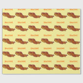 Fun BACON Wrapping Paper Cadeaupapier (Vlak)