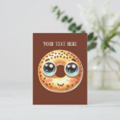 Fun Bagel liefhebbers tekst toevoegen Briefkaart (Staand voorkant)