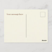 Fun Bagel liefhebbers tekst toevoegen Briefkaart (Achterkant)