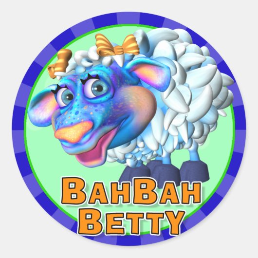 Fun Bah Bah Betty Stickers (Voorkant)