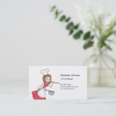 Fun Baker Visitekaartje geïllustreerd (Staand voorkant)