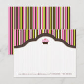 Fun Bakery | Cupcake-notarissen Notitiekaartje (Voorkant / Achterkant)