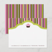 Fun Bakery | Cupcake-notarissen Notitiekaartje (Voorkant / Achterkant)