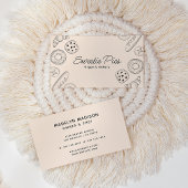 Fun Baking & Cooking Black & Beige Visitekaartje