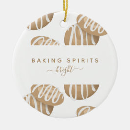 Fun Baking Spirits Bright kerstkoekjes Keramisch Ornament