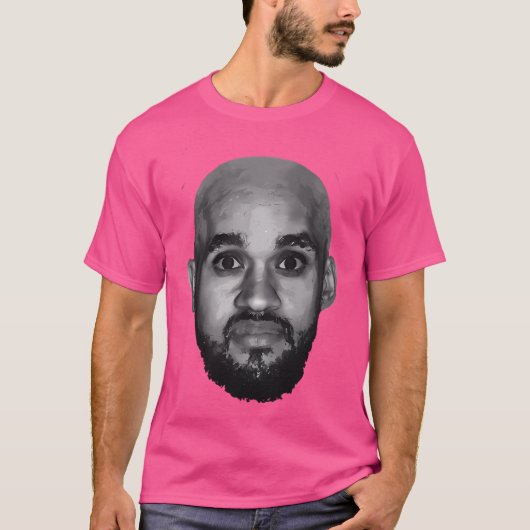 Fun Bald Derrick White Grappig T-shirt (Voorkant)