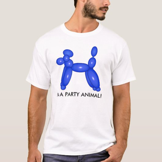 Fun Balloon Animal T-Shirt (Voorkant)
