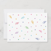 Fun Balloon Art Kids Birthday Party Uitnodigingen (Achterkant)