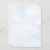 Fun Balloons Christening First Birthday Party Kaart (Achterkant)