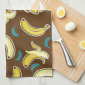 Fun Banana Pattern Theedoek (Quarter Fold)