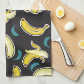 Fun Banana Pattern Theedoek (Quarter Fold)