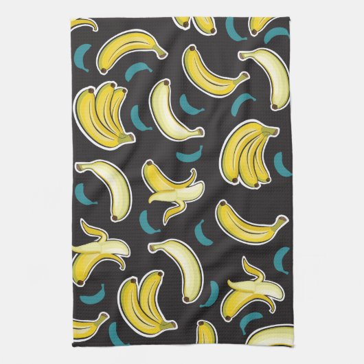 Fun Banana Pattern Theedoek (Verticaal)